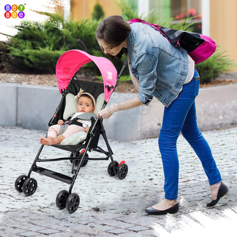 Pram Walk Pram Step BeyBee Lightweight Easy Fold Baby Stroller