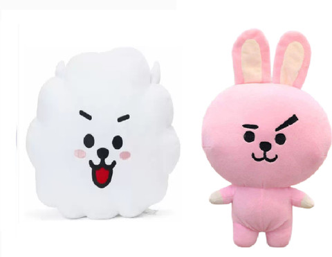 Gking BTS Super Soft Toy Cooky With RJ Cushion Pillow Stuffed