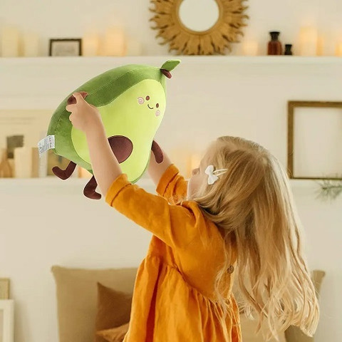 Vaishno Soft Kawaii Food Squishy stuffed plush toys avocado doll