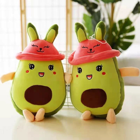 AN Teddy Cuddly cute Avocado Fruit Soft Plush Stuffed Toy for