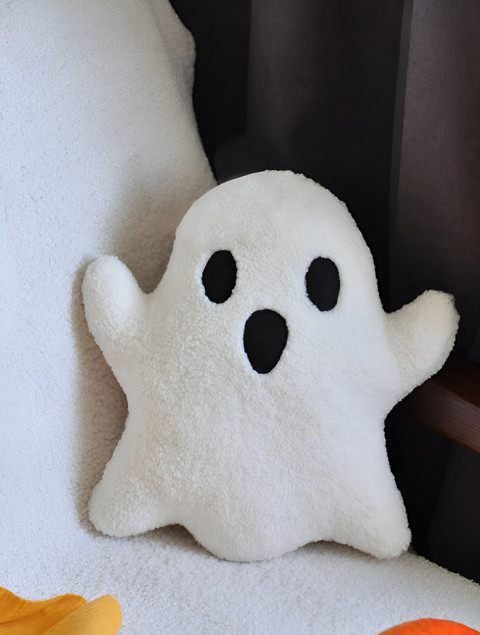 Tickles Halloween Special Ghost Soft Stuffed Plush Toy & Pillow