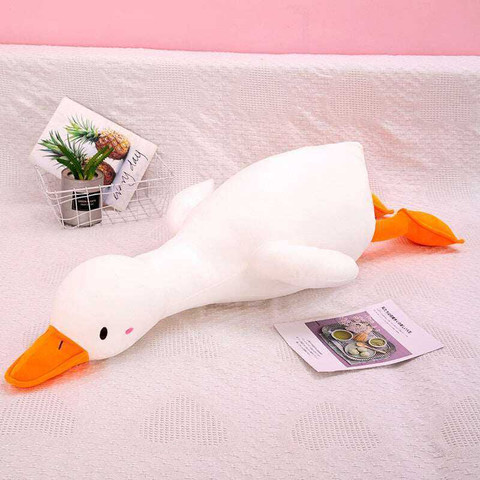 Teddy Daddy Sleeping White Duck Super Soft Stuffed Toy Pillow (60