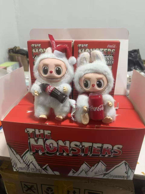 NIXSTAR Surprise Labubu Bunny Doll Coca-Cola Edition Vinyl Mystery
