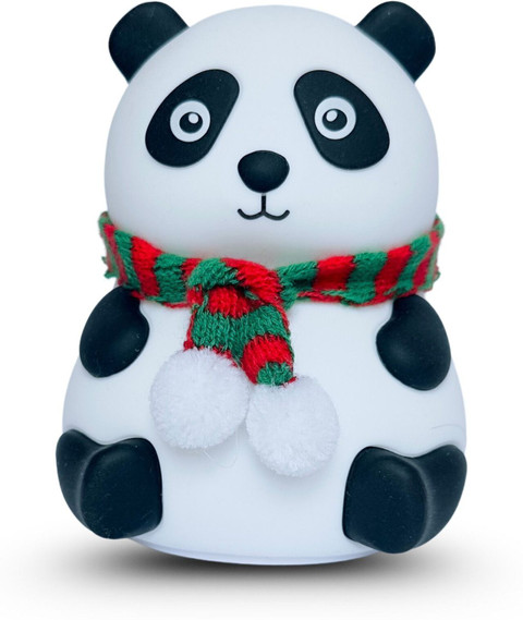 PRIMESTYLE Panda Night Light Silicone Touch Lamp USB Rechargeable