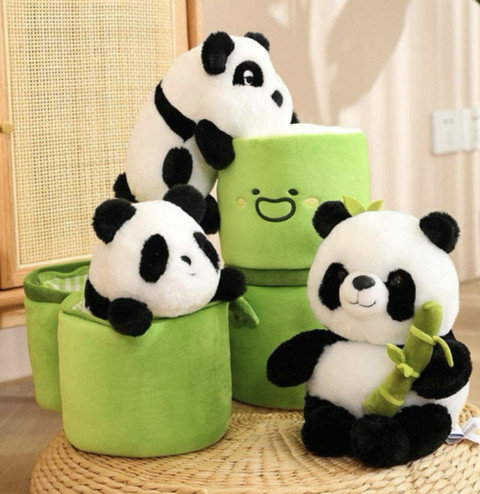 R C TRADERS Panda Bamboo Soft Toys for Kids Playing Teddy Bear, Soft Toy  for Girls 28 cm