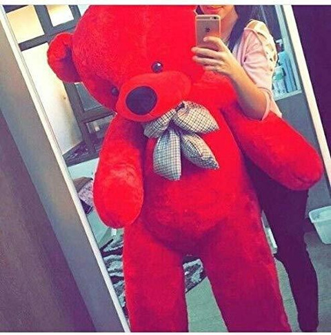 TRUELOVER 6 FEET RED TEDDY BEAR FOR GIFT & HUGGABLE TOY - 165CM
