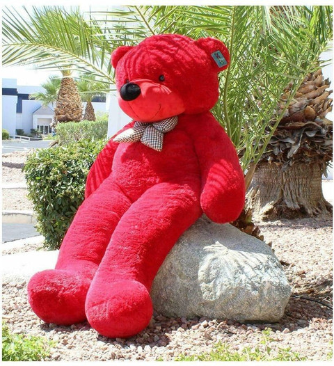 tas feet Red teddy bear soft large teddy for new girlfriend/baby girl as  a gift 53 inch