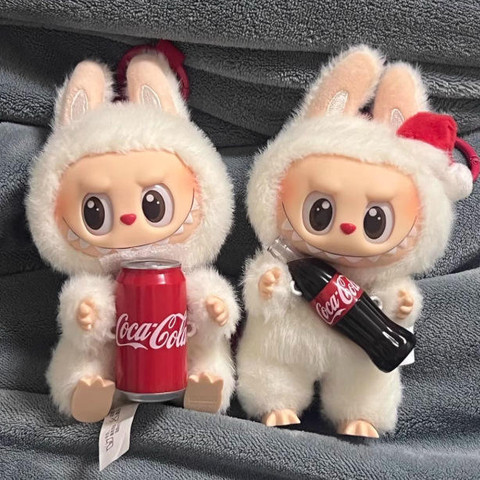 NIXSTAR Surprise Labubu Bunny Doll Coca-Cola Edition Vinyl Mystery