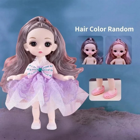 Bogenlite Cute Princess Doll Movable Joints Dressup Barbie Doll