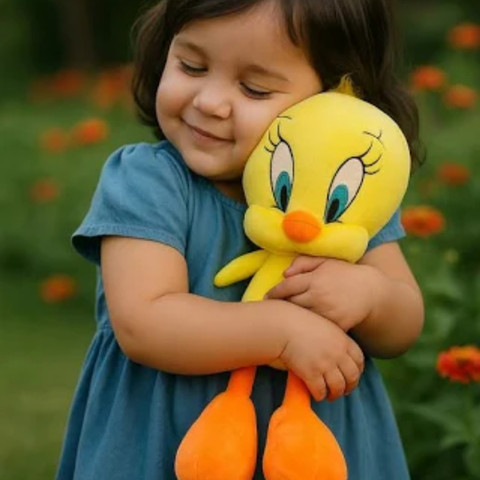 jr jack & rose Cute Huggable Soft Tweety Gift for kids - 25 cm
