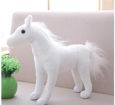 Tickles Simulation Horse Soft Plush Stuffed Animals Toy 40 cm