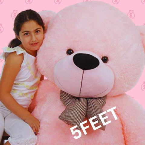 MOSU Teddy Bear 5feet, Cute stuffed Teddy Bear for Girls, Soft Toys for  Kids, 152 cm