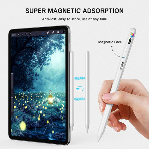 AUSHA Upgraded Capacitive Active Stylus Pen Magnetic Pencil with