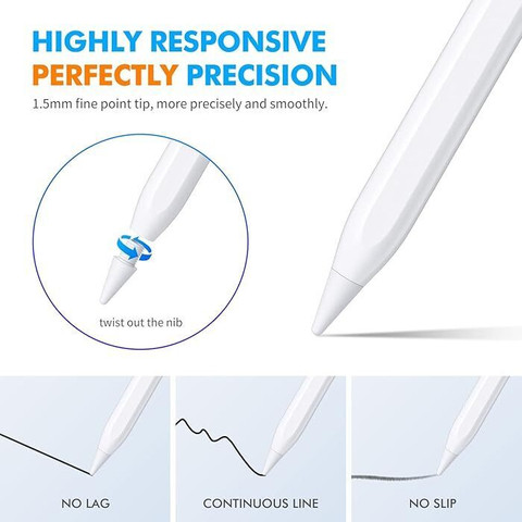 atdaraz iPad Pencil with Magnetic Wireless Charging Tilt