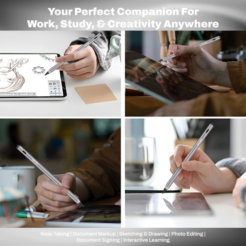 Case-Magic iPad Pencil Active Stylus Pen Palm Rejection, for