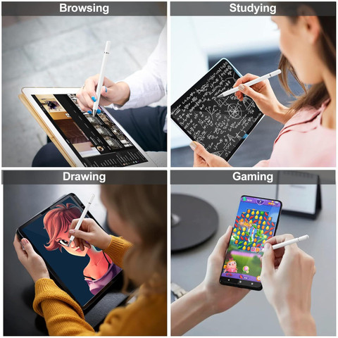 ELV DIRECT Capacitive Stylus Pen for Touchscreen Devices, Fine