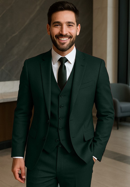 Plus91 3 Piece Suit Solid Men Suit - Buy Plus91 3 Piece Suit Solid
