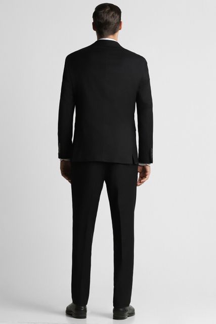 Peter England Men Black Slim Fit Three Piece Suit - Image 7