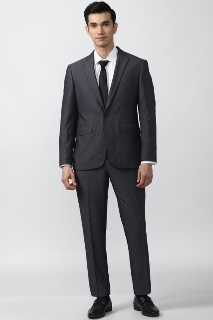 PETER ENGLAND Suit Textured Men Suit Buy PETER ENGLAND Suit