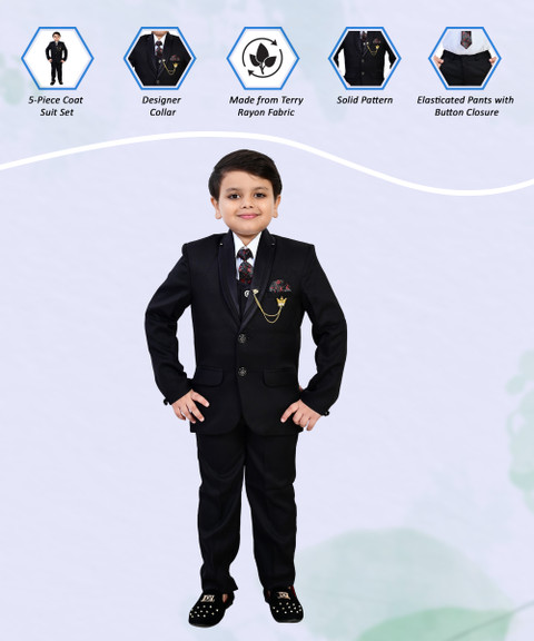 BT DEZINES BT Dezines Piece Coat Suit Set With Shirt, Pant