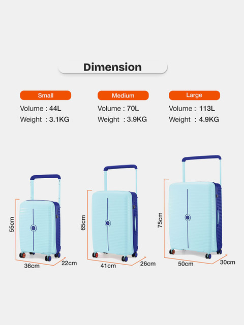 NASHER MILES Dubai TSA Lock Hard-Sided Polypropylene Check-in