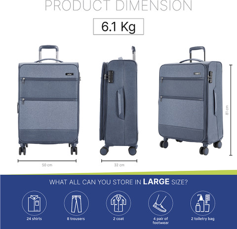 SAFARI Harmony 4W Check-in Suitcase Wheels 31 inch