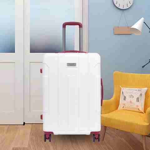 Luggero CANDY Light-Weight & Durable Polycarbonate OFF White Hard