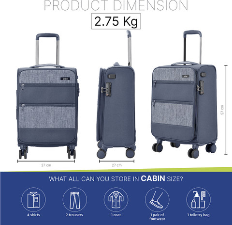 SAFARI Harmony 4W Cabin Suitcase Wheels 23 inch - Main Image