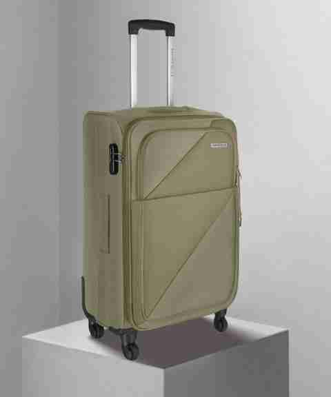 NASHER MILES Texas soft-sided Polyester Cabin Luggage Olive