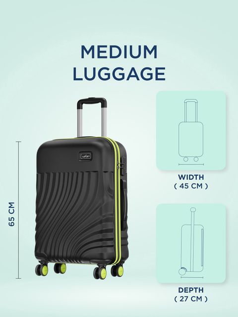 SAFARI KEPLAR 65 Medium Check-in Suitcase 65cm Black - Image 8