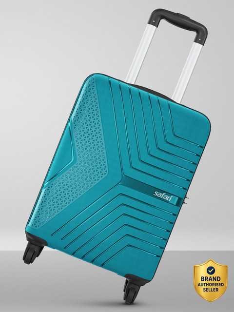 SAFARI ZENO 55 Cabin Suitcase 4 Wheels - 22 inch TEAL GREEN