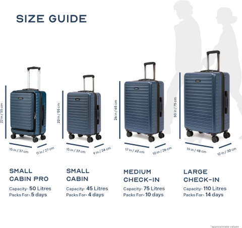 Assembly Premium Hard-sided Polycarbonate Check-in Luggage Trolley
