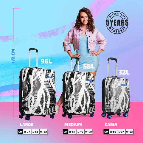 SKYBAGS Stroke 55 Hardbody Trolley Bag Cabin Suitcase Wheels