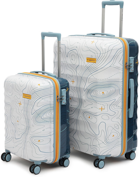 Uppercase Topo Set of (S+L) Check-in 76cm Hardsided Trolley Bag, TSA Lock  Cabin Check-in Set Wheels 30 Inch