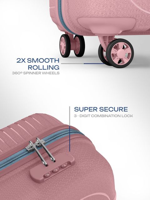 SAFARI ECLIPSE NEO 55 4W Rose Gold Cabin Suitcase - Image 7