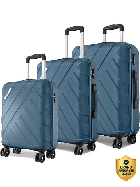 ファロールのバック SAFARI Voro Cabin & Check-in Set 8 Wheels - 30 inch INK BLUE