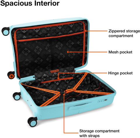 NASHER MILES Singapore Hard-Sided Polypropylene Check-in Luggage