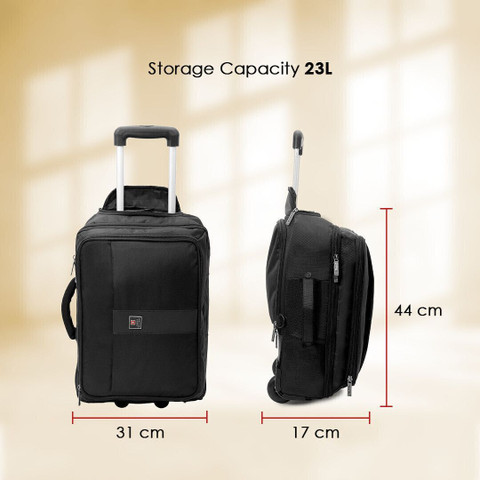 Suitcase Ebag Backpack EB EVER BEST 8-Wheel Laptop Trolley