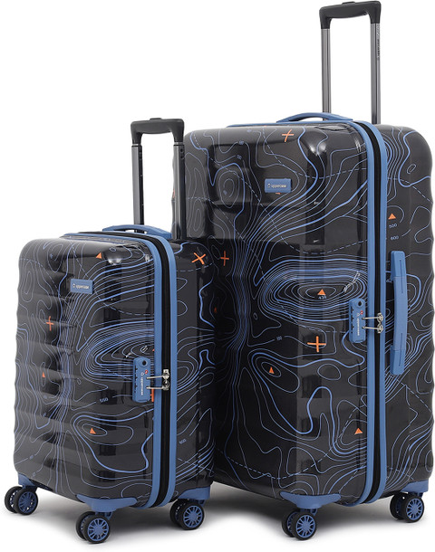 Uppercase Topo Hard Check-in Trolley Bag Set of (S+L) with TSA Lock  Check-in Suitcase Wheels 30 inch