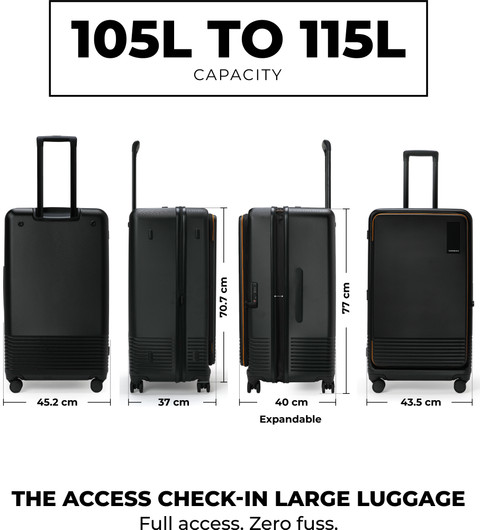 Mokobara The Access Trunk Luggage Expandable Check-in Suitcase 8