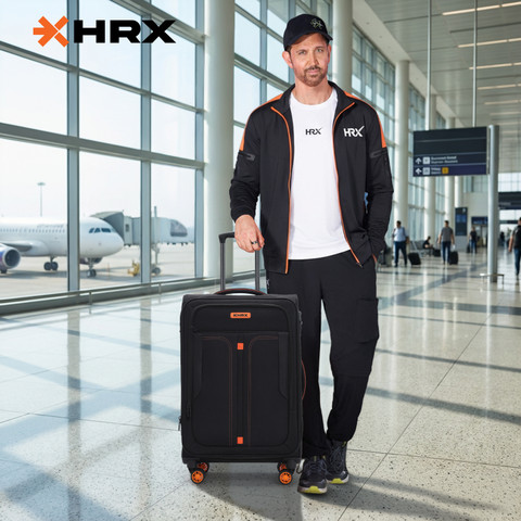 HRX Overdrive Spinner Expandable Cabin & Check-in Set 4 Wheels