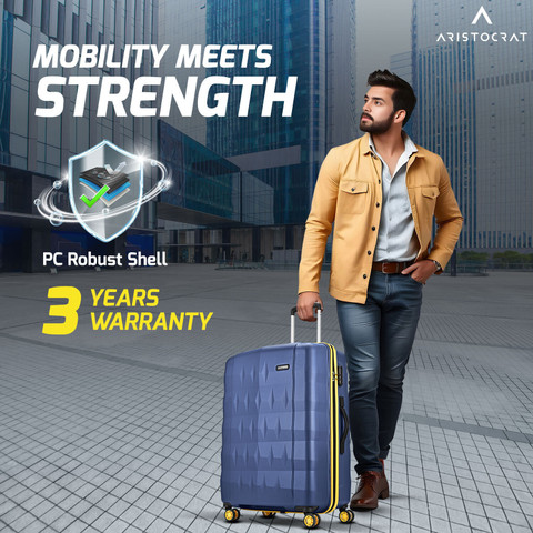 Smart Bazaar Big Bazaar Trolly Bag ARISTOCRAT Comet Check-in