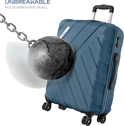 SAFARI Voro Cabin & Check-in Set 8 Wheels - 30 inch INK BLUE