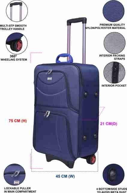 CITY BAG Medium Cabin Luggage bag(61cm)Travel bag Trolley