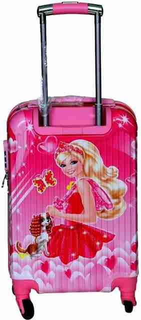 Harsehaj Products 511 Barbie 21inch Luggage/Travel Suitcase for Kids,  Trolley Bag Expandable Cabin Suitcase Wheels 21 Units