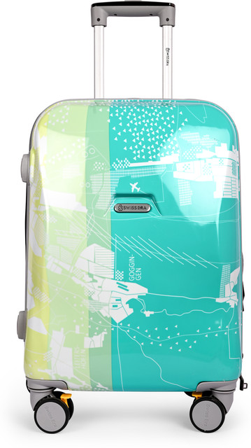 Swiss Era Shelton Printed Polycarbonate 75cm Luggage Trolley