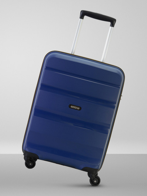 AMERICAN TOURISTER AMT BRANDON SP 55CM-BLUE Cabin Suitcase Wheels 22  inch