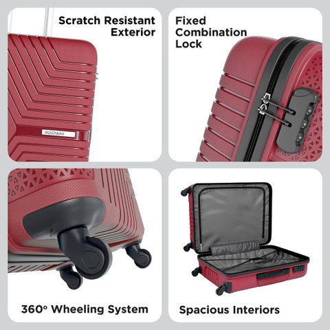 Safari Magnum Zeno 66 Check-in Suitcase 4 Wheels - 26 Inches