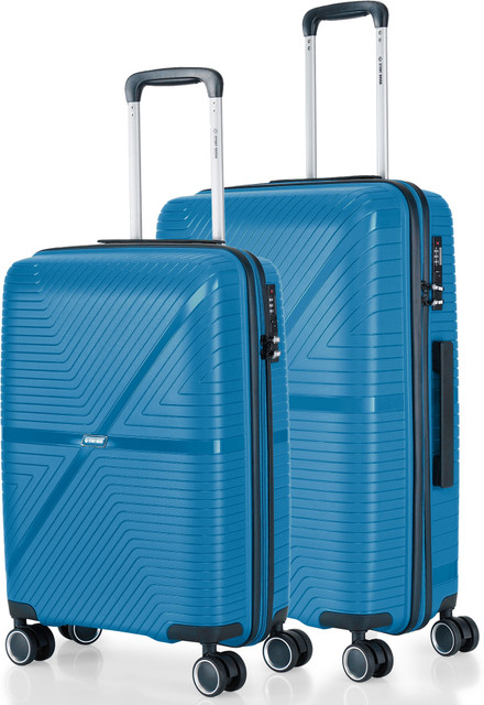 Stony Brook by Nasher Miles Sided Trolley Bags (55 65 cm) Cabin  Check-in Set Wheels 24 inch
