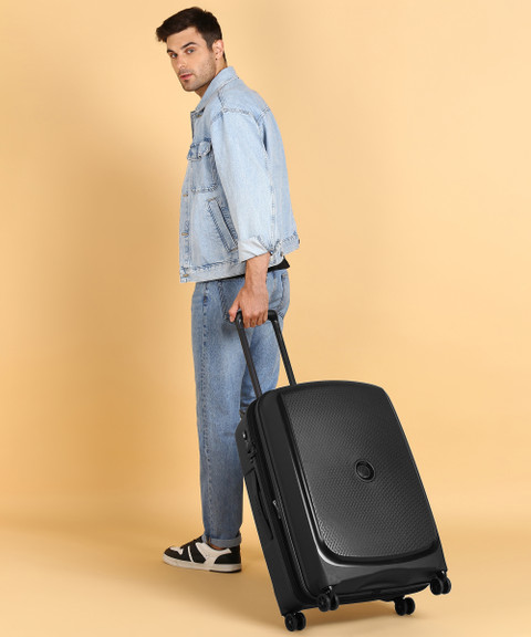DELSEY Belmont Plus 76 Cm Polypropylene 4 Double Wheel Black